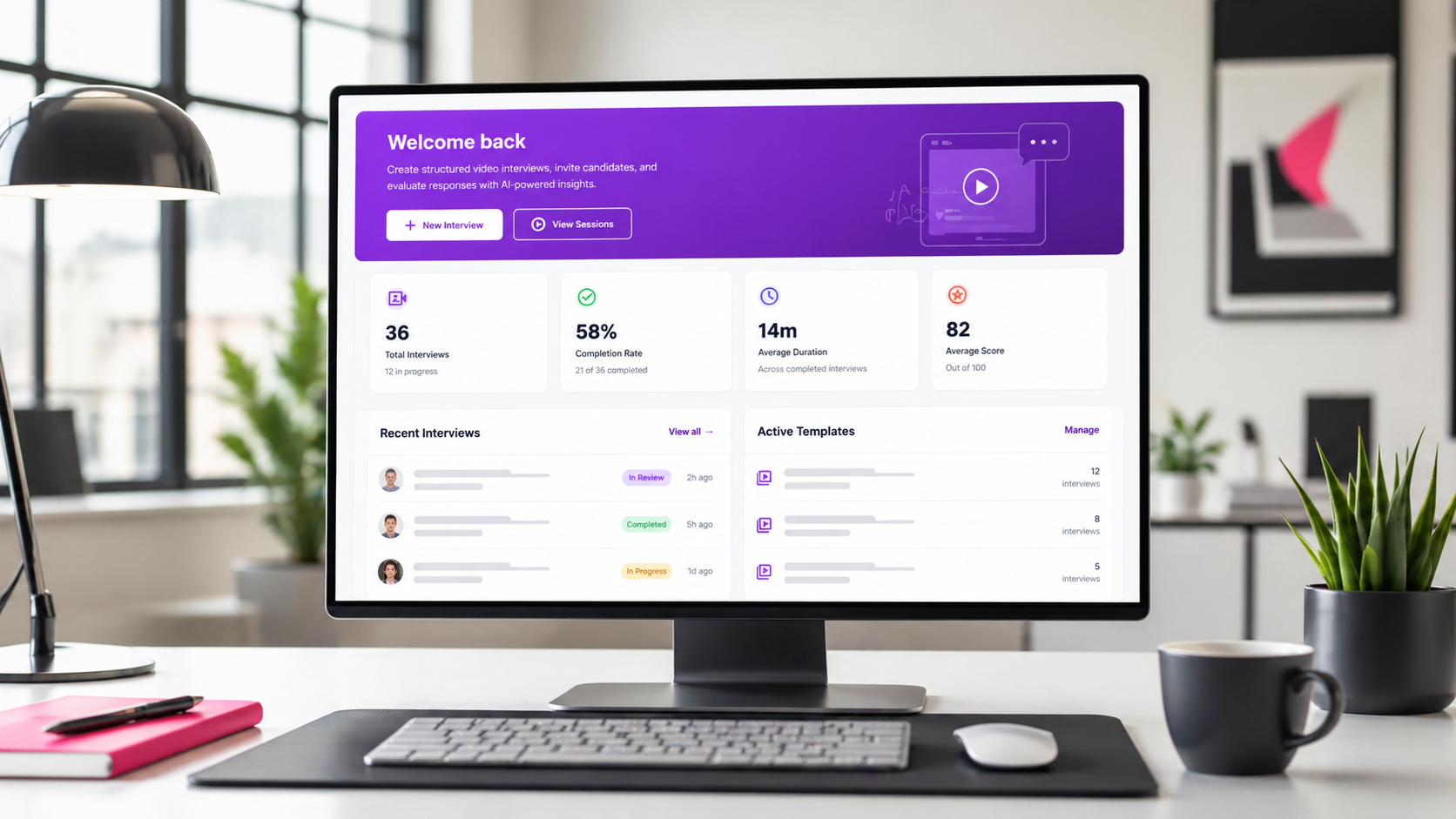 TalentScreen video interview platform